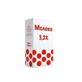 Молоко Липецкое 3,2% 1 л.